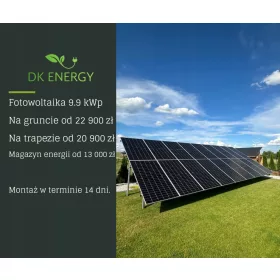    Photovoltaik 10 kWp am Boden mit Energiespeicher 10 kWh, DEYE / FoxEss