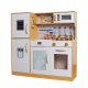  GROSSE MODERNE HOLZKÜCHE FÜR KINDER + KÜCHENZUBEHÖR + LED