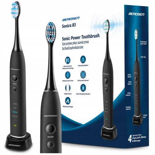  DZIASEL SONIC ZAHNBÜRSTE BERDSEN SONICA B3 schwarz
