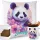  SET PILLOW MUG SWEET PANDA BEAR COLORFUL FEATHER FLOWERS GIFT NAME