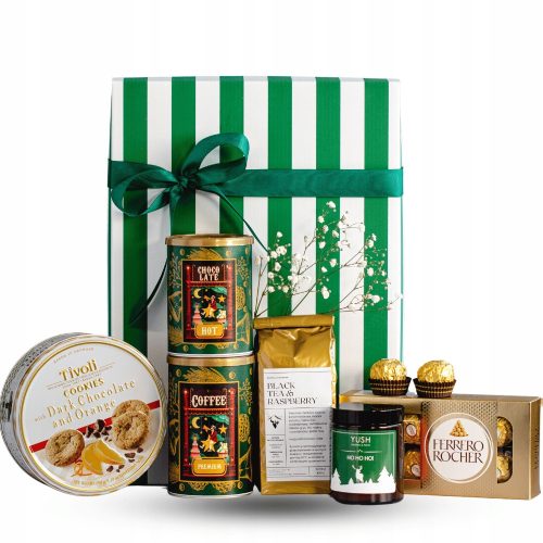  Geschenkset in Grün und Gold – Weihnachten