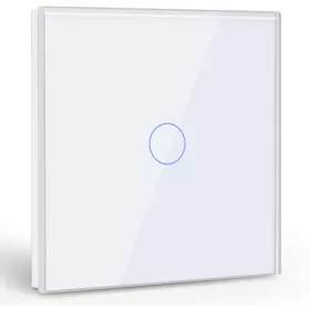  Touch-Lichtschalter, 1-fach, Wandschalter, Unterputz, an