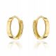  OHRRINGE AUS 585 GOLD – GLATTE CREOLEN