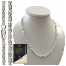   KÖNIGLICHES GEWEBE (BYZANTISCHE) SILBERKETTE – MUSTER -925-
