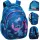 Rucksack für Erstklässler STITCH mit Mehreren Fächern und Reflektoren
