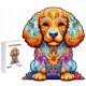  HOLZPUZZLE FÜR ERWACHSENE KINDER 132 TEILE HUND GESCHENK FÜR KINDER
