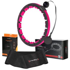  Hula Hoop mit HMS-Noppen, 45 cm, schwarz