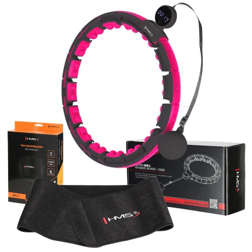  Hula Hoop mit HMS-Noppen, 45 cm, schwarz