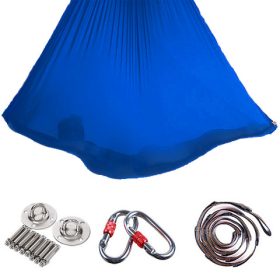  Yoga-Hängematte, Luftakrobatik-Schal | 6m | Blau