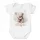  Baby-Body mit Teddybär und dem Namen des Kindes: Teddybär und Schaf