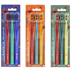    Curaprox Extra weiche Zahnbürste 3960 Super Soft Dragon Fly 3 Stk