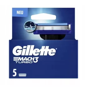  KLINGEN FÜR GILLETTE MACH3 TURBO-MASCHINE 5 STK.