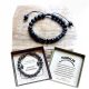  Schutz für Männer TALISMAN TOURMALINE Lavasteine Armband 17-25 cm