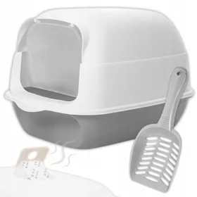  Memphis geschlossene Katzentoilette 51 cm x 36 cm x 37 cm