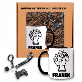    SPIELER-SET-GESCHENK-Tasse mit Namen zum GEBURTSTAG eines Kindes