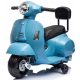  Baby-Aufsitz-Vespa-Akku-Roller mit Rückenlehne, blau