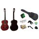 KLASSISCHE GITARRE 4/4 SEVILLA NATUR GLOSS + ZUBEHÖR + KOSTENLOSE GESCHENKE
