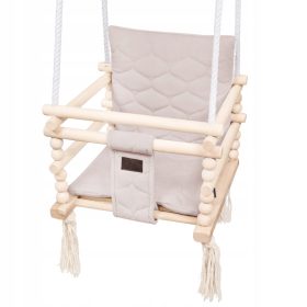    Schaukel für Kinder für das Zimmer 3 in 1 - Beige 170cm - GESCHENK