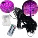  SPIDER WEB 70 LED KÜNSTLICHE HALLOWEEN-BELEUCHTUNG LILA