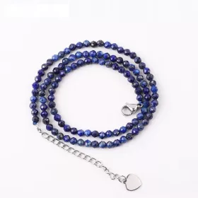  Halsband Halskette Naturstein Lapislazuli