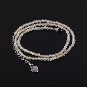  Chokerhalskette Naturstein Citrin