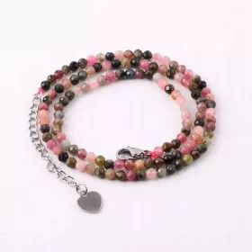  Halsband Halskette Naturstein Turmalin