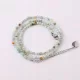  Halsband-Halskette aus Naturstein, buntem Amazonit