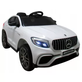    MERCEDES GLC63s WEISS Batteriebetriebenes Auto, 4x4-Antrieb, LEDER