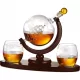  GLOBUS Karaffe Whisky-Set, Gläserspender