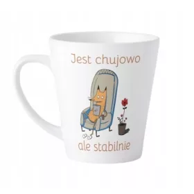    Lattebecher 350 ml Ist scheiße aber stabil, witzige Tasse, Geschenk