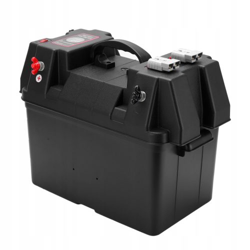  12V Batteriebox USB-Anschluss mit Voltmeter