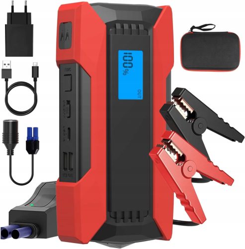  AUTO POWERBANK 1500A TRAGBARE NOTSTART-LED-ANZEIGE USB