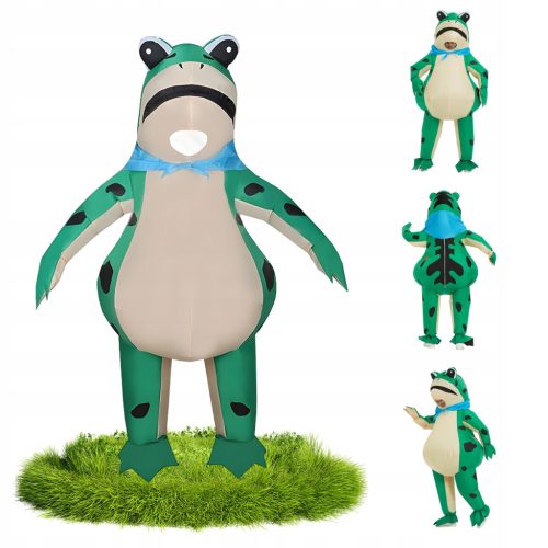  AUFBLASBARES FROSCHKOSTÜM, FROSCHKLEID, GROSS, 155-190 cm