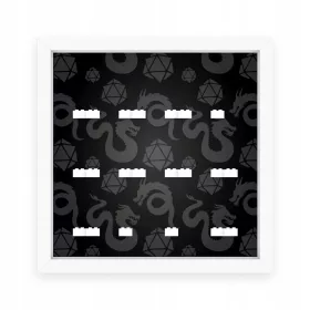    RAHMEN FÜR LEGO MINIFIGUREN 71047 DUNGEONS & DRAGONS SERIE 27CM