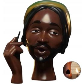    Kopfbedeckung - Weihrauch auf dem Kopf einer schwarzen Frau, k