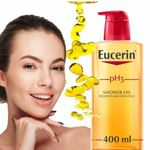 Eucerin pH5 Duschöl - Sanftes Badöl für empfindliche und trockene Haut, 400ml