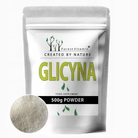   Forest Vitamin® GLYCIN 500g Pulver - Diätetisches Ergänzungsmittel für Gesundheit und Wohlbefinden