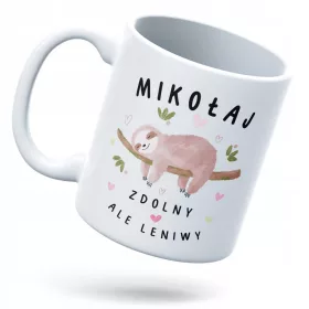    Tasse als Geschenk für den Weihnachtsmann mit permanentem Aufdruck mit Foto und weißem Logo