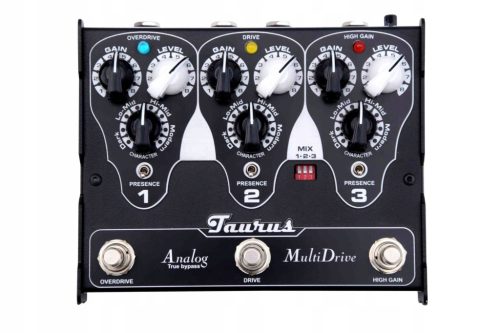  MultiDrive Taurus – OVERDRIVE, DRIVE, HIGH GAIN, Gitarrenverzerrung