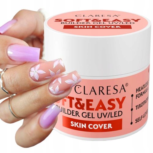  CLARESA SOFT & EASY NAGELBAUGEL MIT THICSOTROPIA-HAUTABDECKUNG 12 g