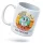  Eine Tasse für Darek als Geschenk mit beliebigem permanentem Aufdruck mit Foto, weiß
