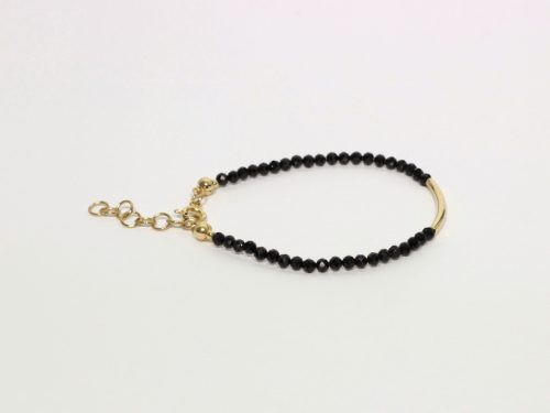  Vergoldetes Silberarmband mit Spinellen