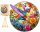  HOLZPUZZLE HUMMULIBER, BUNTGLAS 300 TEILE, HUMMYLIBER IN HOLZKISTE