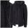  Isoliertes Herren-Sweatshirt mit Bärenfell-Reißverschluss – Schwarz – XL