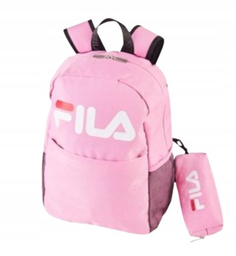 FILA Favoriten Rucksack in Rosa mit Mäppchen für Schule und Alltag