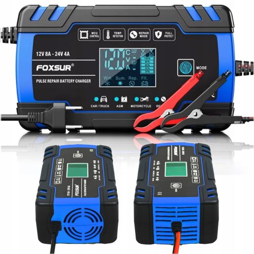  Autobatterie-Gleichrichter-Ladegerät, 12 V, 24 V, Reparaturfunktion