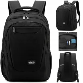   Zagatto® Großer Schulrucksack mit Laptopfach und wasserabweisendem Material