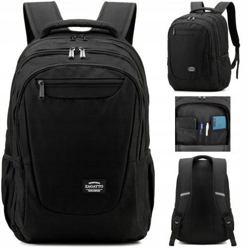 Zagatto® Großer Schulrucksack mit Laptopfach und wasserabweisendem Material