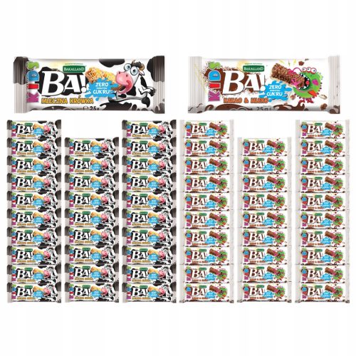 Bakalland Ba! Mix der Geschmacksrichtungen - Müsliriegel für Kinder, 60x25g