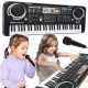  KEYBOARD-ORGEL-KLAVIER-MIKROFON für Anfänger 61 TASTEN FÜR KINDER